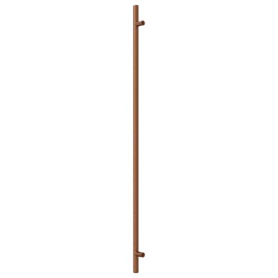 vidaXL Puxadores para móveis 5 pcs 480 mm aço inoxidável bronze