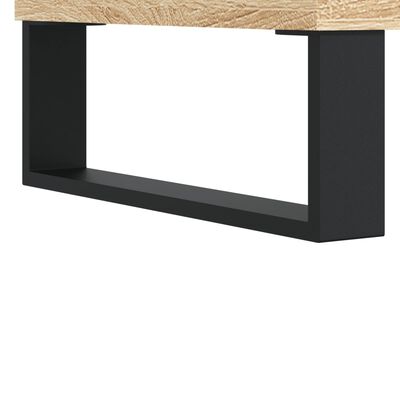 vidaXL Mesa cabeceira 40x40x50 cm derivados de madeira carvalho sonoma