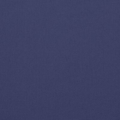 vidaXL Almofadão para sofá de paletes 60x40x12 cm tecido azul marinho