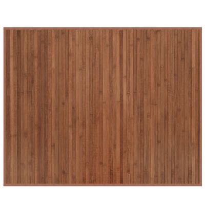 vidaXL Tapete retangular 80x100 cm bambu castanho