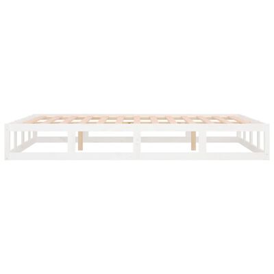 vidaXL Estrutura de cama 140x190 cm branco