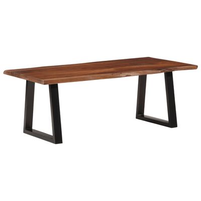 vidaXL Mesa de centro 110x55x40 cm acácia maciça castanho-mel