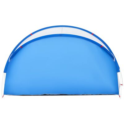 vidaXL Tenda de praia 2 Pessoas pop-up impermeável azul ciano