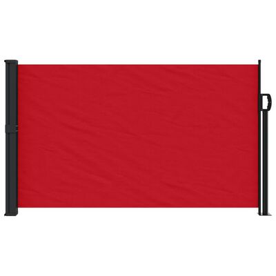 vidaXL Toldo lateral retrátil 120x600 cm vermelho