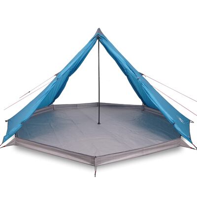 vidaXL Tenda familiar tipi para 8 pessoas impermeável azul