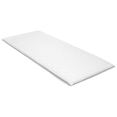 vidaXL Sobrecolchão 100x200 cm espuma viscoelástica c/ memória 6 cm