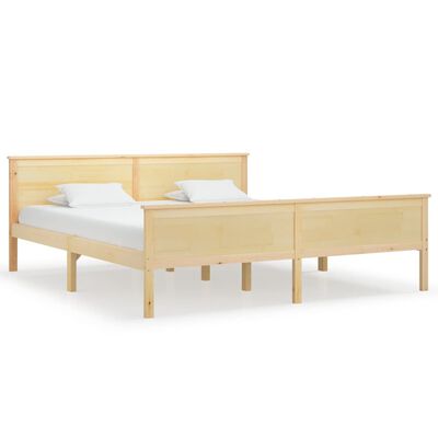 vidaXL Estrutura de cama 180x200 cm pinho maciço