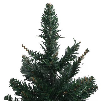 vidaXL Árvore de Natal artificial com suporte 60 cm PVC verde