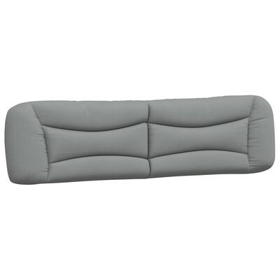 vidaXL Estrutura de cama sem colchão 200x200 cm tecido cinzento-claro