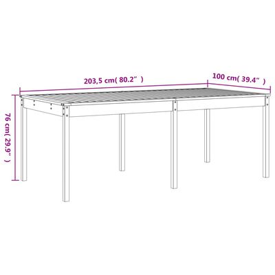 vidaXL 17 pcs conjunto de jantar para jardim pinho maciço castanho-mel