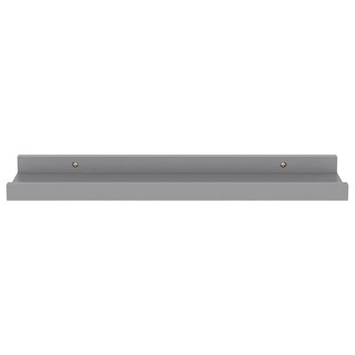 vidaXL Prateleiras de parede 4 pcs 40x9x3 cm cinzento