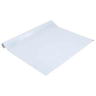 vidaXL Película janela estática 90x2000 cm PVC branco transpar. fosco