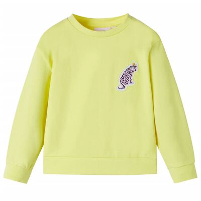 Sweatshirt para criança amarelo 140