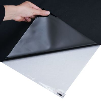 vidaXL Película para janela estática 60x2000 cm PVC preto fosco