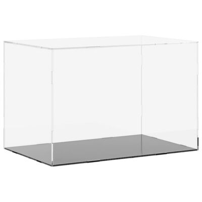 vidaXL Caixa de exposição 56x36x37 cm acrílico transparente