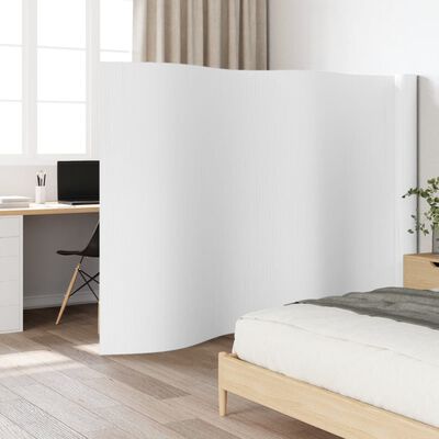 vidaXL Divisória 165x800 cm bambu branco