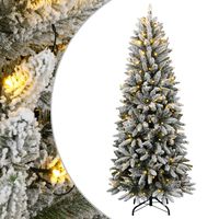 vidaXL Árvore de Natal artificial com 150 luzes LED e neve 120 cm