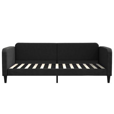 vidaXL Sofá-cama 100x200 cm tecido preto