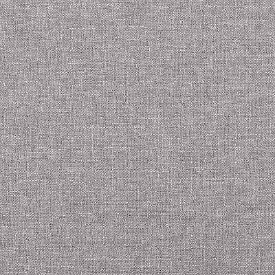 vidaXL Cama com molas/colchão 140x200 cm tecido cinzento-claro
