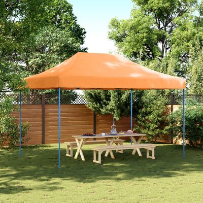 vidaXL Tenda para festas pop-up dobrável 410x279x315 cm laranja