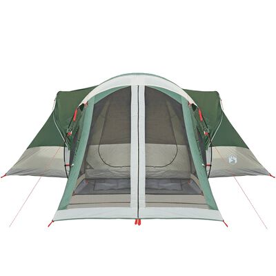 vidaXL Tenda familiar tipi para 8 pessoas impermeável verde