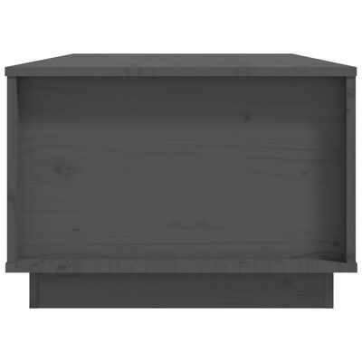 vidaXL Mesa de centro 100x50x35 cm pinho maciço cinza