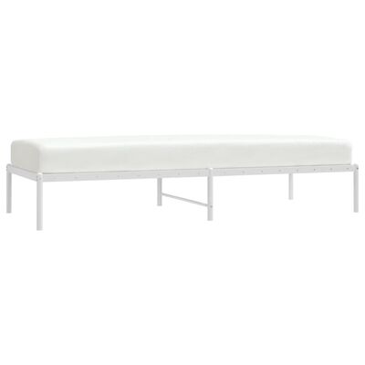 vidaXL Estrutura de cama 80x200 cm metal branco