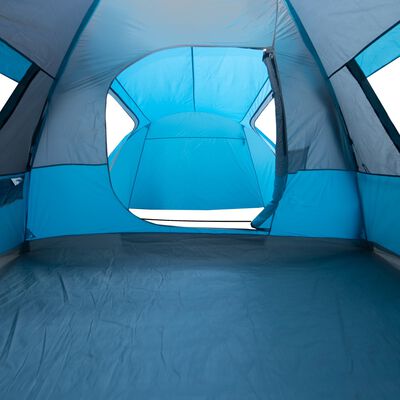 vidaXL Tenda familiar em cúpula para 6 pessoas impermeável azul