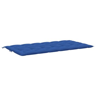 vidaXL Almofadão p/ banco jardim 200x(50+50)x7cm tecido oxford azul