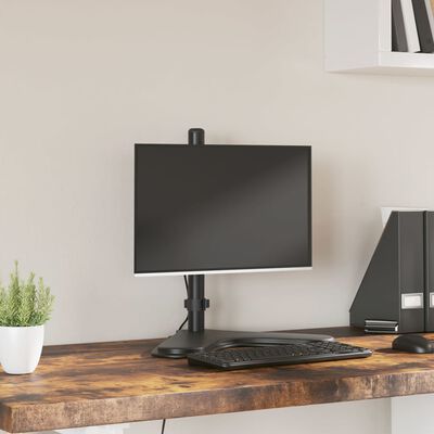 vidaXL Suporte para monitor VESA 75/100 mm aço preto