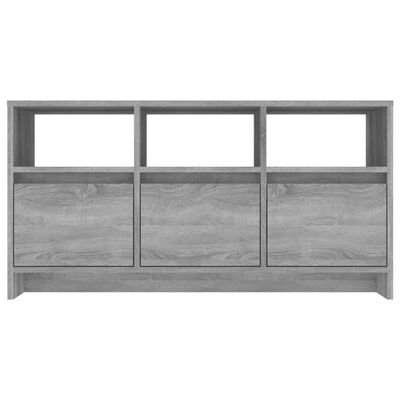 vidaXL Móvel de TV 102x37,5x52,5 cm derivados madeira sonoma cinza