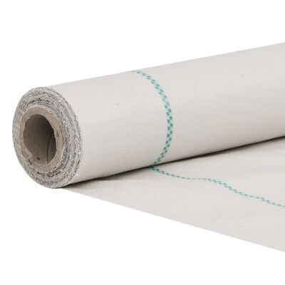 vidaXL Tela para ervas daninhas 1,5x10 m PP branco