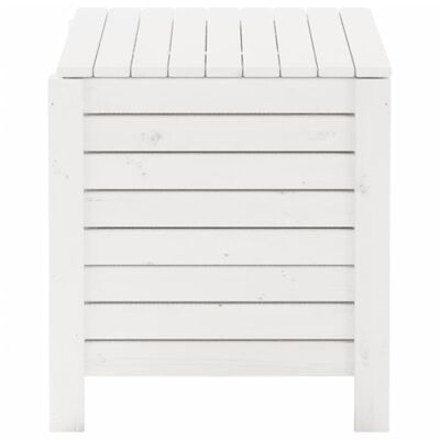 vidaXL Caixa arrumação c/ tampa RANA 100x49x54 cm pinho maciço branco