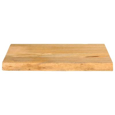 vidaXL Tampo de mesa c/ borda viva 40x30x3,8 cm mangueira maciça