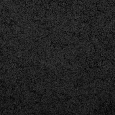 vidaXL Tapete shaggy de pelo alto PAMPLONA 100x200 cm preto