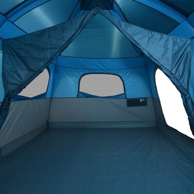 vidaXL Tenda familiar para 10 pessoas impermeável azul