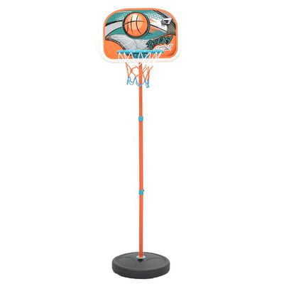 vidaXL Conjunto jogo de basquetebol portátil ajustável 133-160 cm