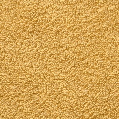 vidaXL Toalhas de bidé premium SOLUND 2 pcs 30x50 cm 600 gsm dourado