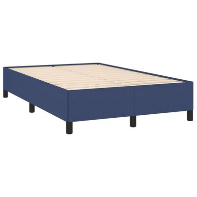 vidaXL Estrutura de cama 120x200 cm tecido azul