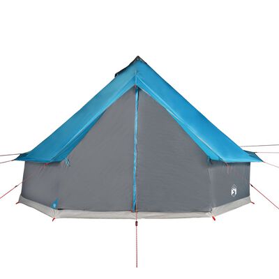 vidaXL Tenda familiar tipi para 8 pessoas impermeável azul