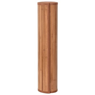 vidaXL Tapete retangular 80x500 cm bambu cor natural