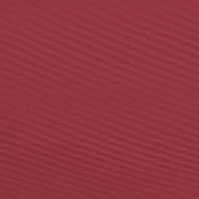 vidaXL Almofadão p/ banco de jardim tecido oxford vermelho tinto