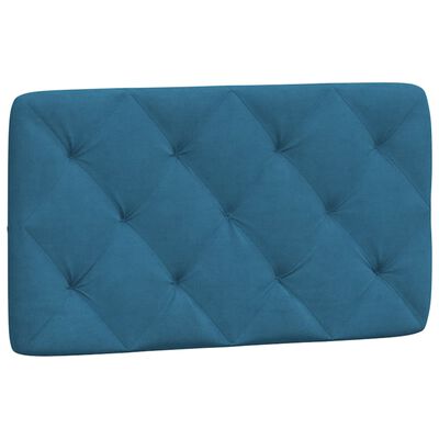 vidaXL Estrutura de cama c/ luzes LED 90x190 cm veludo azul