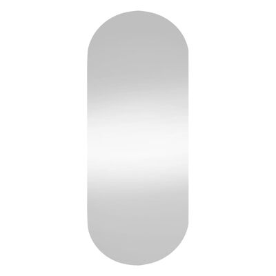 vidaXL Espelho de parede oval 35x80 cm vidro