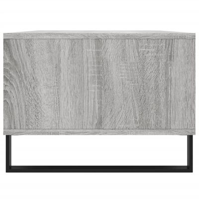 vidaXL Mesa de centro 90x50x36,5 cm derivados madeira cinzento sonoma