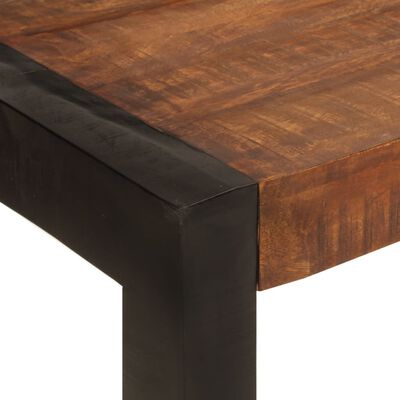 vidaXL Mesa de jantar 120x60x76 cm mangueira maciça castanho-mel