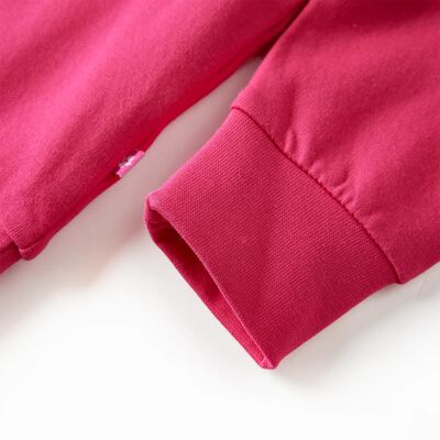 Sweatshirt para criança rosa-brilhante 116