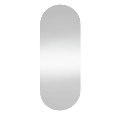 vidaXL Espelho de parede oval 20x50 cm vidro
