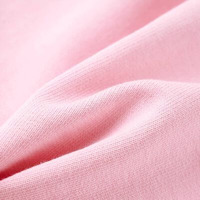 Sweatshirt para criança com capuz e fecho rosa-brilhante 128