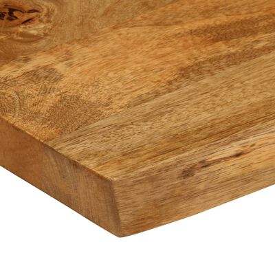 vidaXL Tampo de mesa c/ borda viva 100x60x2,5 cm mangueira maciça